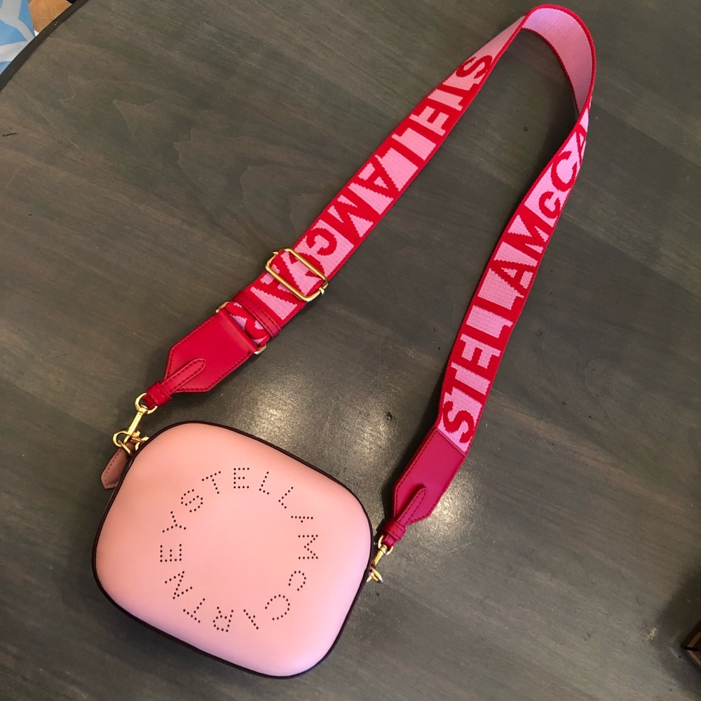 Stella McCartney Belt Perforated Bag Pink